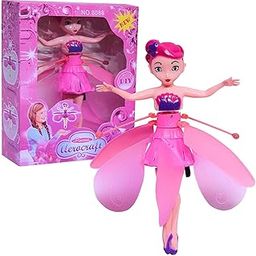 HOMOZE Flying Fairy Doll with Magical Hand Sensor Control – USB Powered Toy for Girls-5