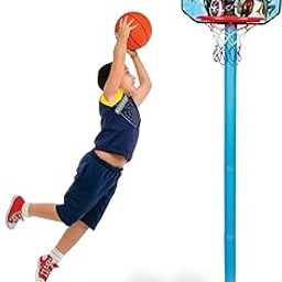 Amazon Brand - Jam & Honey Avengers Basketball Set for Kids | Adjustable Stand | Indoor Outdoor Game-image-73