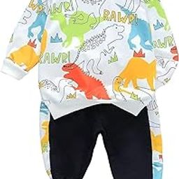 Boy's Polycotton Sweatshirt With Joggers-image-3