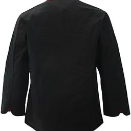 Uni Chef's Uniform Long Sleeve Double-Breasted Men's Chef Coat Black XXL-image-49