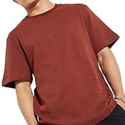 Men's Solid Regular Fit T-Shirt-image-77