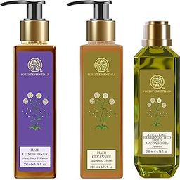 Forest Essentials Ayurvedic Herb Enriched Head Massage Oil Japapatti & Forest Essentials Hair Cleanser Amla, Honey & Forest Essentials Hair Cleanser Japapatti & Brahmi-43