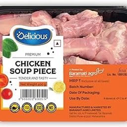 Elicious Fresh Chicken Soup Pieces, 400g(Never Frozen)-30