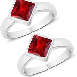 (Formerly MJ) 925 Solitaire CZ Silver Toe Rings in Pure 92.5 Sterling Silver for Women | Chandi Bichiya | Gift For Women | With Certificate of Authenticity |-image-85