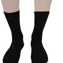 Electric Heated Socks, Washable Foot Warmer Socks, Black Woman for Man-image-115