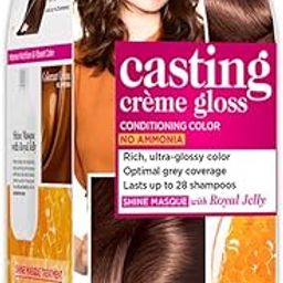 L'Oreal Paris Casting Creme Gloss Hair Color - 500 Medium Brown (87.5g+72ml)-image-1