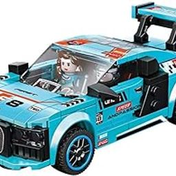 RAZZES Super Racing Car FC1612-BLUE Building Block Toy | Creative Construction Car Model Kit for Kids & Adults-96