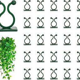 Kyari Plant Clip Self-Adhesive Plant Clips for Climbers, Plastic Wall Plant Holder for Money Plant, Creepers, Aquarium and Cable Management, Plant Support Clips, Pack of 30-image-22