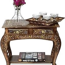 VAS Collection Home Solid Wood Side Table Livng Room and Bed Room-18