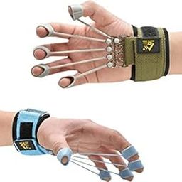 Xyno Finger Grip Stretcher Hand Strengthen Equipment Hand Exercise Band-C3 Pack Of 2 Hand Grip/Fitness Grip (Multicolor)-image-50
