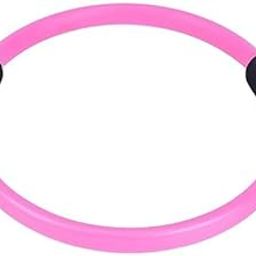 SHOPECOM Ring Fitness Circle Lightweight with Foam Padded Handles Durable Resistance Exercise Yoga Gym Equipment for Toning Arms, Legs, Thighs & Core-24