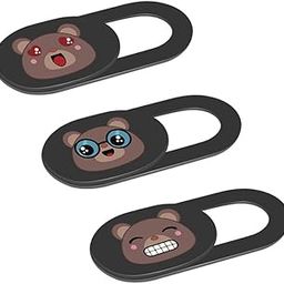 3pcs Webcam Protection Cover Laptop Camera Cover Slide Blocker Compatible for Computer Tablet Phone Camera Slider Bear(E27P2515N75B)-53