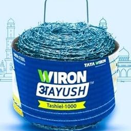 TATA WIRON Ayush Barbed Wire for Fencing Wire Thickness 2 MM & 14 Gauge Wire with Hook Approx Length 300 Meters (1000 FEET Length)-20