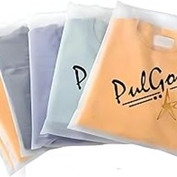 PulGos Pack of 6 Clothes Organizer Bag For Clothes and Wardrobe, Travelling, Single Storage For Saree| Salwar Suit| Lehenga| Shoes| Dress Organizer Frosted Plastic Bags With Zipper, 35x35cm-20