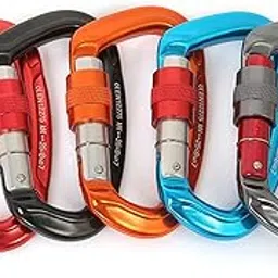 meadawgs Meadawgs® Climbing Carabiner Carabiners Dog Leash Rescuing Fall Protection 25KN Grey-picture-5