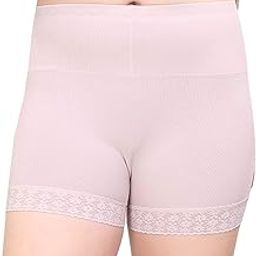 Women's Girl's 4 Way Stretch High Waist Cotton Lace Boyshort Panty/Cycling Shorts/Yoga Shorts/Under Skirt Shorts/Safety Shorts,Free Size-picture-55
