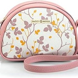 Women's Sling/Crossbody Purse Bag-Floral Tree Twig Print Design-image-41