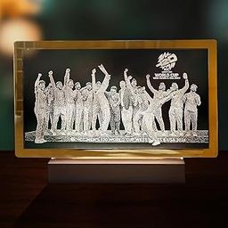 Unique Miniature,Table Lamp,ICC T20 World Cup Trophy Winners Table lamp with Trophy,ICC Men's T20 World Cup Trophy,T20 World Cup Team,T20 World Cup Champions Table Lamp.-picture-21