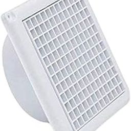 Asha Appliances Wall Exhaust Fan Chimney Vent Pipe 6inch Cowel Cover And Mosquito Net Dust controller, white-15