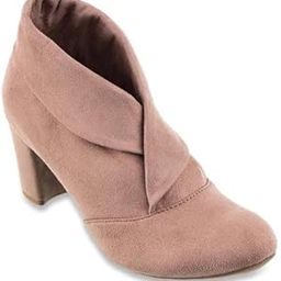 Collar Style Block Heel Boots for Women - Tan and Brown Corporate Casuals - Winter Formal Footwear-image-60