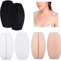 Women's Silicone Bra Strap Cushions Non-slip Shoulder Pads - Free Size, Light Cream, Set of 4 Pieces-image-53