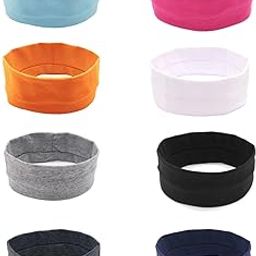 Headband for Men and Women Sports Hairband Elastic Exercise Headband for Women Sweatbands for Running, Gym, Yoga, Cycling, Tennis, Cricket and Other Sports - Unisex Wearability-44
