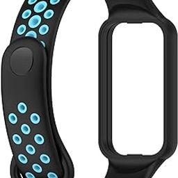 Valente Sport Strap Compatible with Amazfit Band 7 – Soft Silicone Replacement Band with Breathable & Adjustable Design-image-84