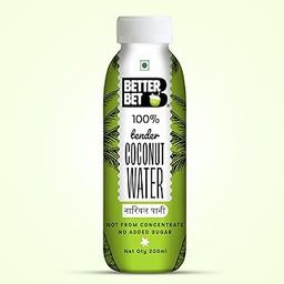 Better Bet 100% Fresh Tender Coconut Water 200ml (Pack of 6) | No Added Sugar | 100% Natural | Not From Concentrate | No Sweeteners-image-95