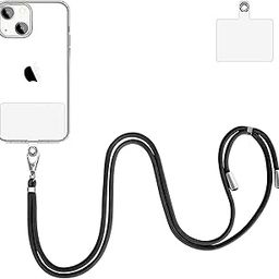 TWINZEN Multipurpose Hand Wrist Strap Lanyard for Phone | Adjustable Phone Charms Wristlet Straps Keychain String for Cell Phone chain, Phone Wristlet (1Pc, Black)-26