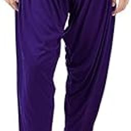Women's Relaxed Fit Cotton Viscose Lycra Dhoti Patiyala Salwar Harem Bottoms Pants for Women's-image-10