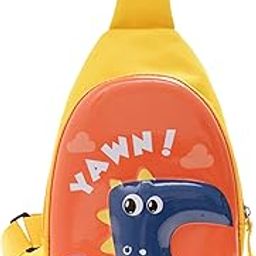 Bembika Baby Essential Adorable and Functional Baby Shoulder Bag for Kids, Small Bags for Girls & Boys, Stylish Daypack Cross Body Sling Bag - Orange-image-21