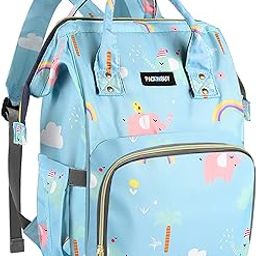 Diaper Bag Stylish Spacious for Baby Mother Travel, Maternity Bag for Newborn Baby, Multiple Pocket Water Resistant Hospital Bag for moms-image-69