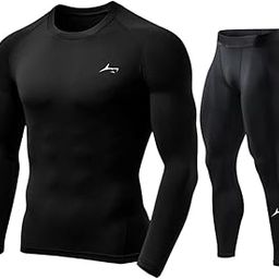 Men's Compression Full T-Shirt + Pants Combo | Full Sleeves Compression Quick Dry Men's Athletic T-Shirt and Pants for Sports and Gym-15