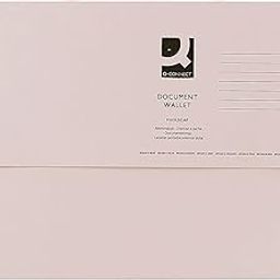 Q-Connect KF23010 285gsm Foolscap Buff Document Wallet-41