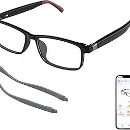 GenXenon Smart Glasses for Men Women, Blue Light Blocking Bluetooth Glasses with Removable Temples-image-43