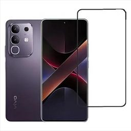 Dashmesh Shopping Tempered Glass Screen Protector for Vivo Y300T 5G (Black) Edge to Edge Full Screen Coverage Premium Military-Grade-image-16
