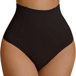 Women's Tummy Control Shapewear Knickers Mid Waist Body Shaper Butt Lifter Pants with Seamless Slimming Shaping Thong Underwear-STK359-image-38
