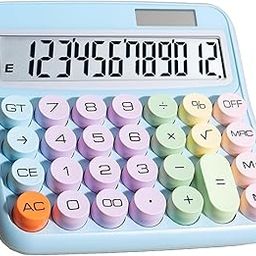 TROVEXX Standard Calculator 12 Digit with Large LCD Display and Big Buttons, Office Accessories for Women Desk,Cute Calculator for Office,School, Home,Business-Blue Color-image-13