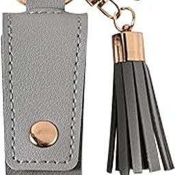Lr Decor Bazaar 30ML Empty Bottle Refillable Hands Sanitizer Keychain Holder Pouch Grey Clothing Shoes & Accessories | Mens Accessories | Key Chains Rings & Cases-image-28