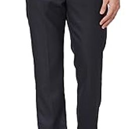 Men's Regular Fit Polyviscose Blend Structure Pattern Flat Front Formal Trouser-picture-10