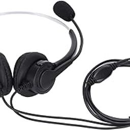 NIMMZ COLLECTION Customer Service Headset, Business Class Broadband Adjustable Comfortable Telephone Consulting Service 3.5mm Headset for Chat Business Truck Drivers-28