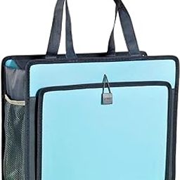 Hand Bag for Men, Women and Children – Multi-Purpose Waterproof Portable Carrying Bag, Tote Bag, File Bag, Double Layer Zipper Bag, Travel Accessories Carrying Bag (A3 Size)-image-30