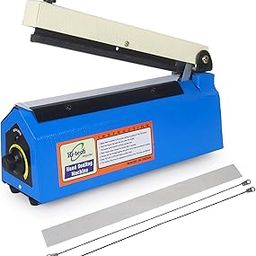 Heat Sealer Machine | 8 inch Sealing Machine for Food Packets, Plastic Packing Machine, Blue-image-97