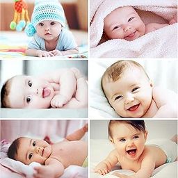 Craft Qila Self Adhesive Exclusive Cute Baby Posters Combo | Smiling Baby Poster | Poster For Pregnant Women | Hd Baby Wall Poster Cq08 (Size : 45 Cm X 30 Cm) Pack Of 6(Cute Baby 8)-Paper-image-38