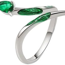 Fairylike glow Royal Snake Adjustable Ring For Women & Girls-image-105