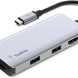 Belkin USB C Hub, 5-in-1 Multiport Adapter Dock with 4K Hdmi, 2 X USB A 3.1, Sd Card Slot and Microsd for MacBook Pro, Air, Ipad Pro, Xps and More-image-70
