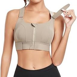 Women Polyester Spandex High Impact Front Zip Sports Bra Longline Fitness Criss Cross Back Crop Tops for Gym, Yoga & Workout-image-45