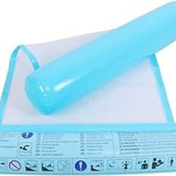 Generic Floating Hammock, Floating Inflatable Water Bed Foldable Pool Hammock Portable for Use in Swimming Pools for Beaches for Outdoor for Travel(Sky Blue)'-image-37
