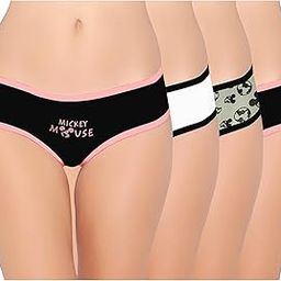 Cotton Plus Size Underwear Full Coverage Regular Innerwear Panty Set for Women Hipster Brief for Daily Use Combo Pack (Assorted Colours) Multicolour-image-34