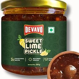 Devavo Sweet Lime Pickle | Handmade with Love | Traditional Grandma's Recipe | Sun Dried Lemons | No Artificial Colour & Flavour (250 g)-image-14
